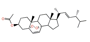 5a,8a-Epidioxyergosta-6,22-dien-3b-yl acetate